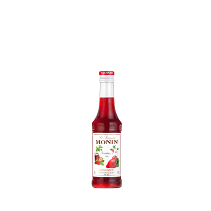 Monin sirop Fraise 25cl - 25 cl | Livraison de boissons Gaston